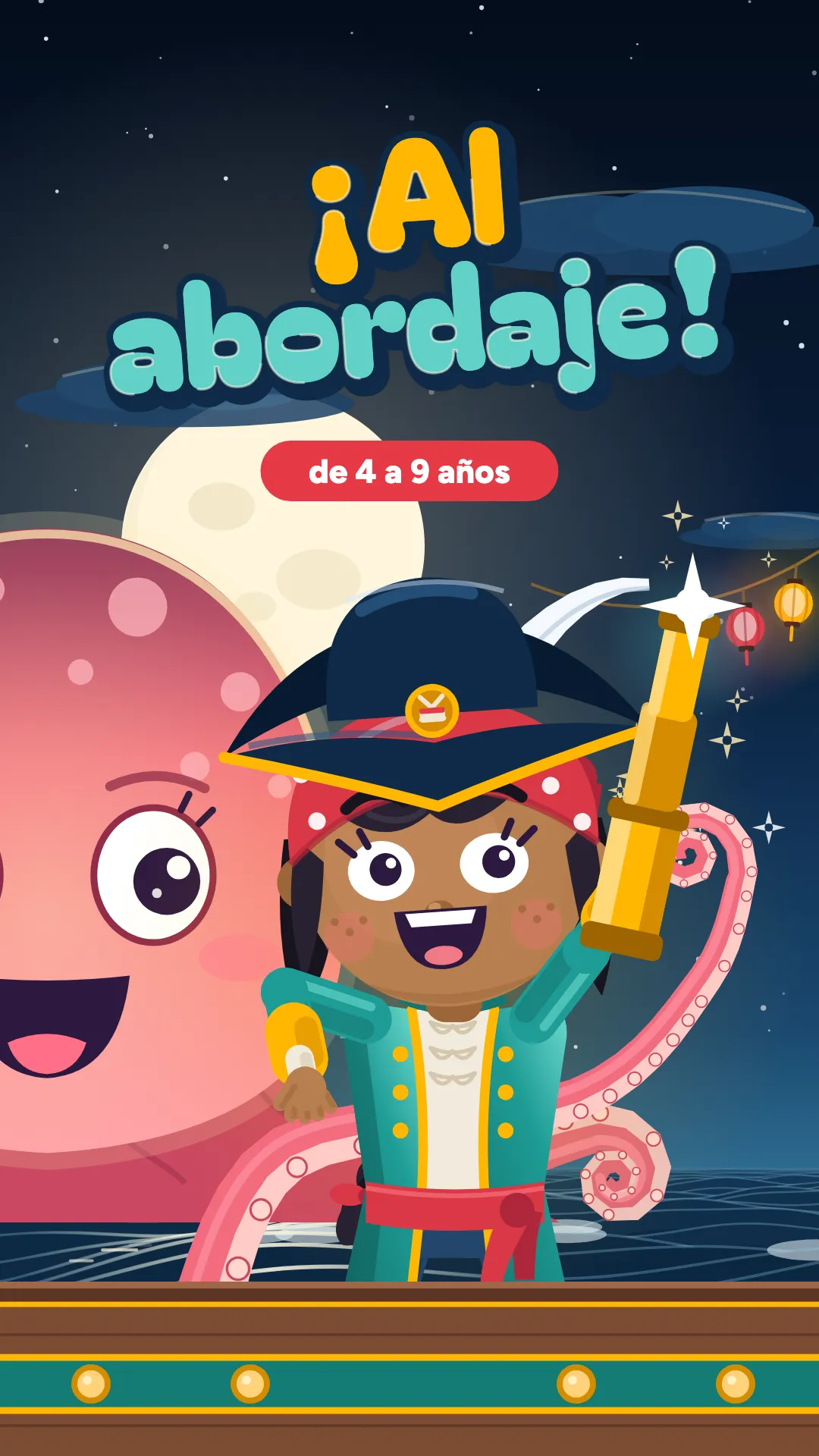 ¡Al abordaje!, Barco pirata, 4–9 años