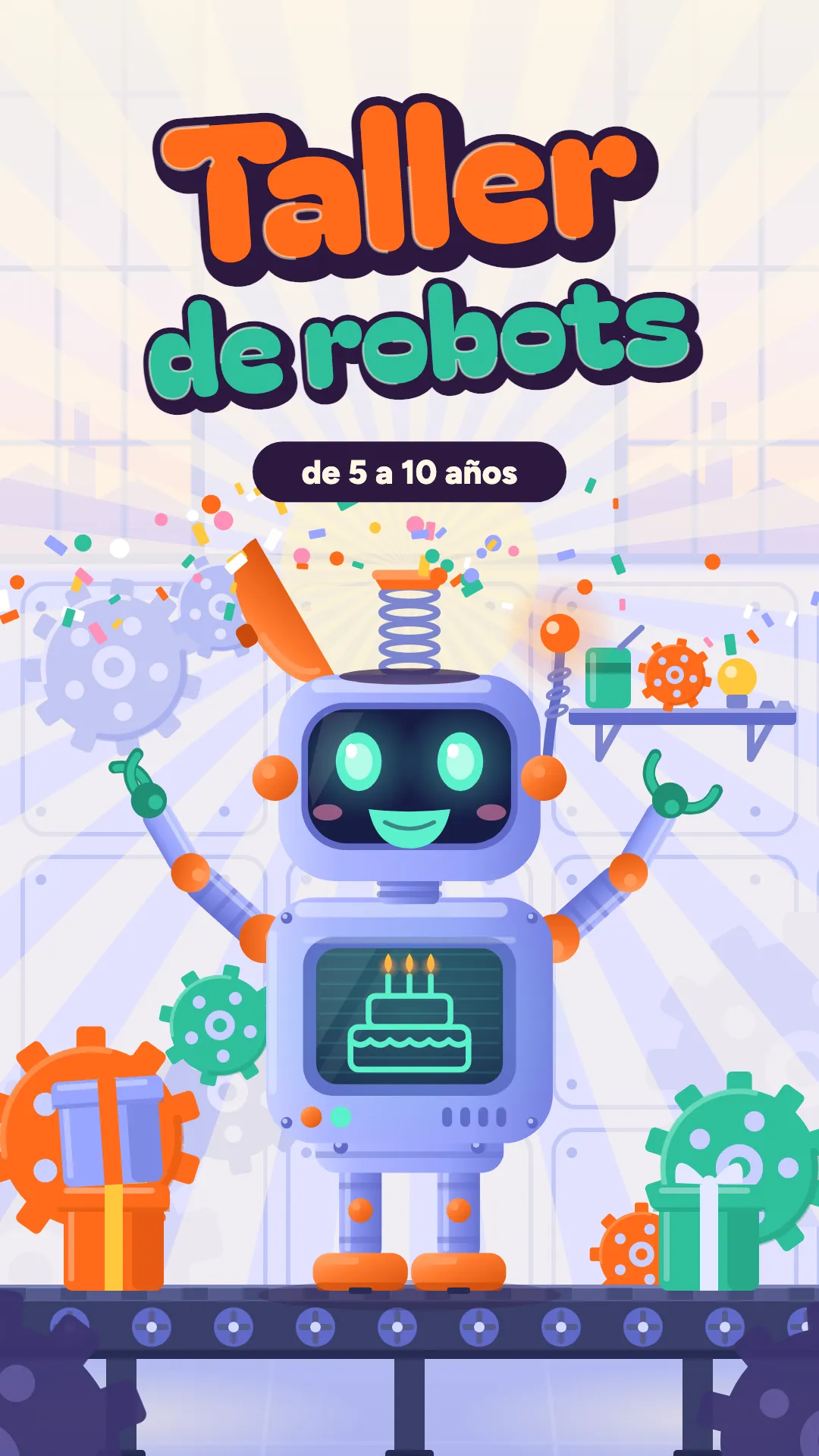 Taller de robots, Robots, 5–10 años