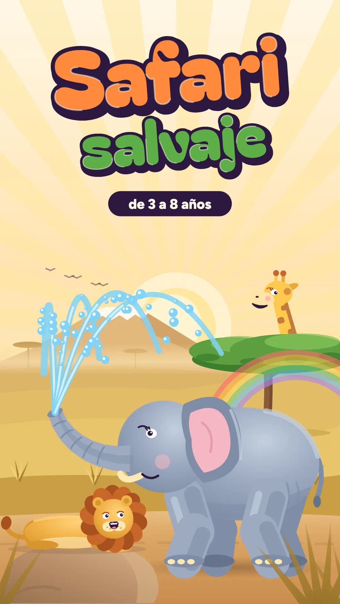 Safari salvaje, Safari, 3–8 años