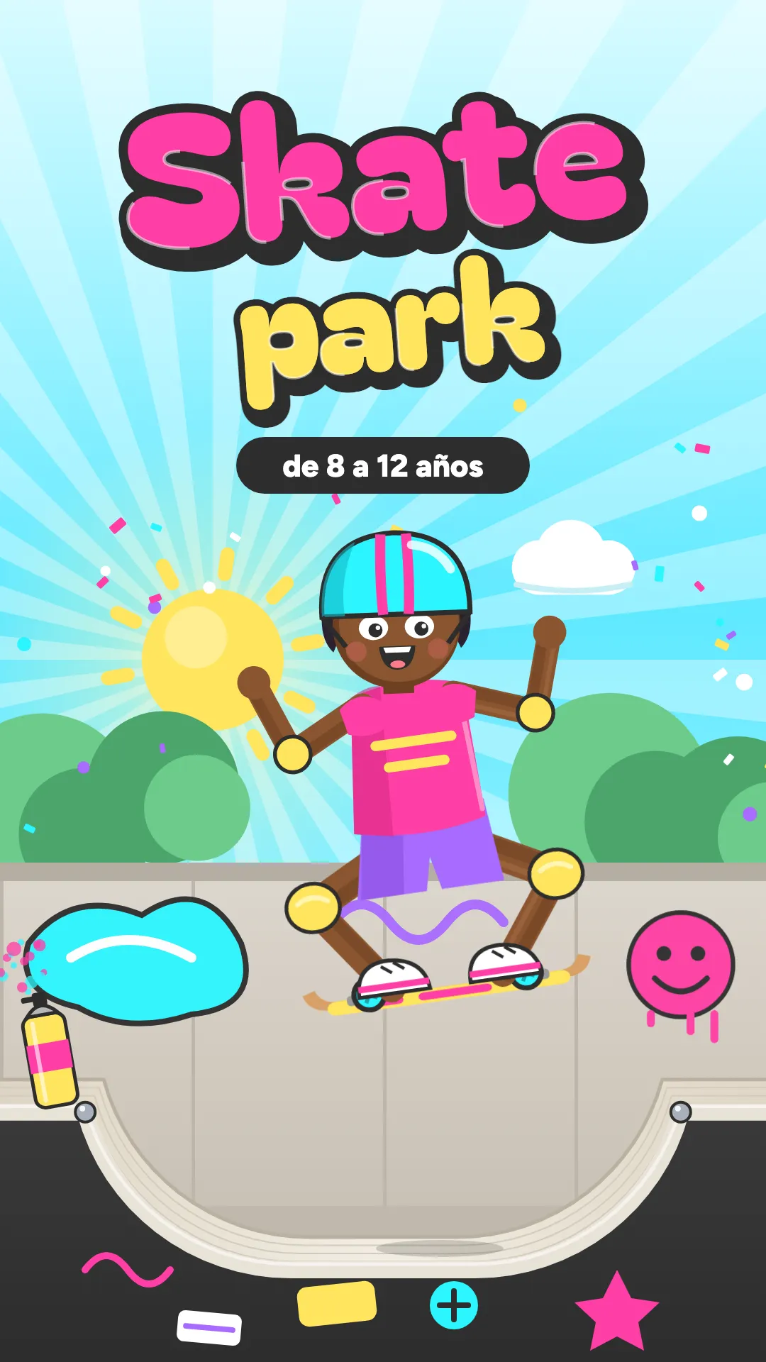 Skate park, Skate park, 8–12 años