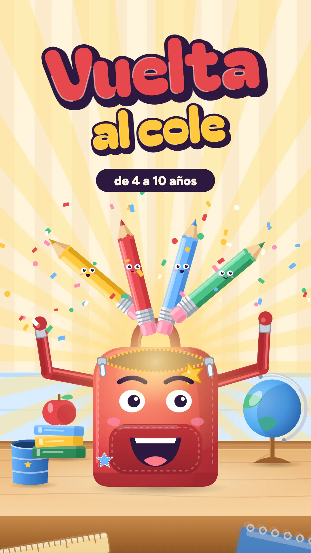Vuelta al cole, Vuelta al cole, 4–10 años
