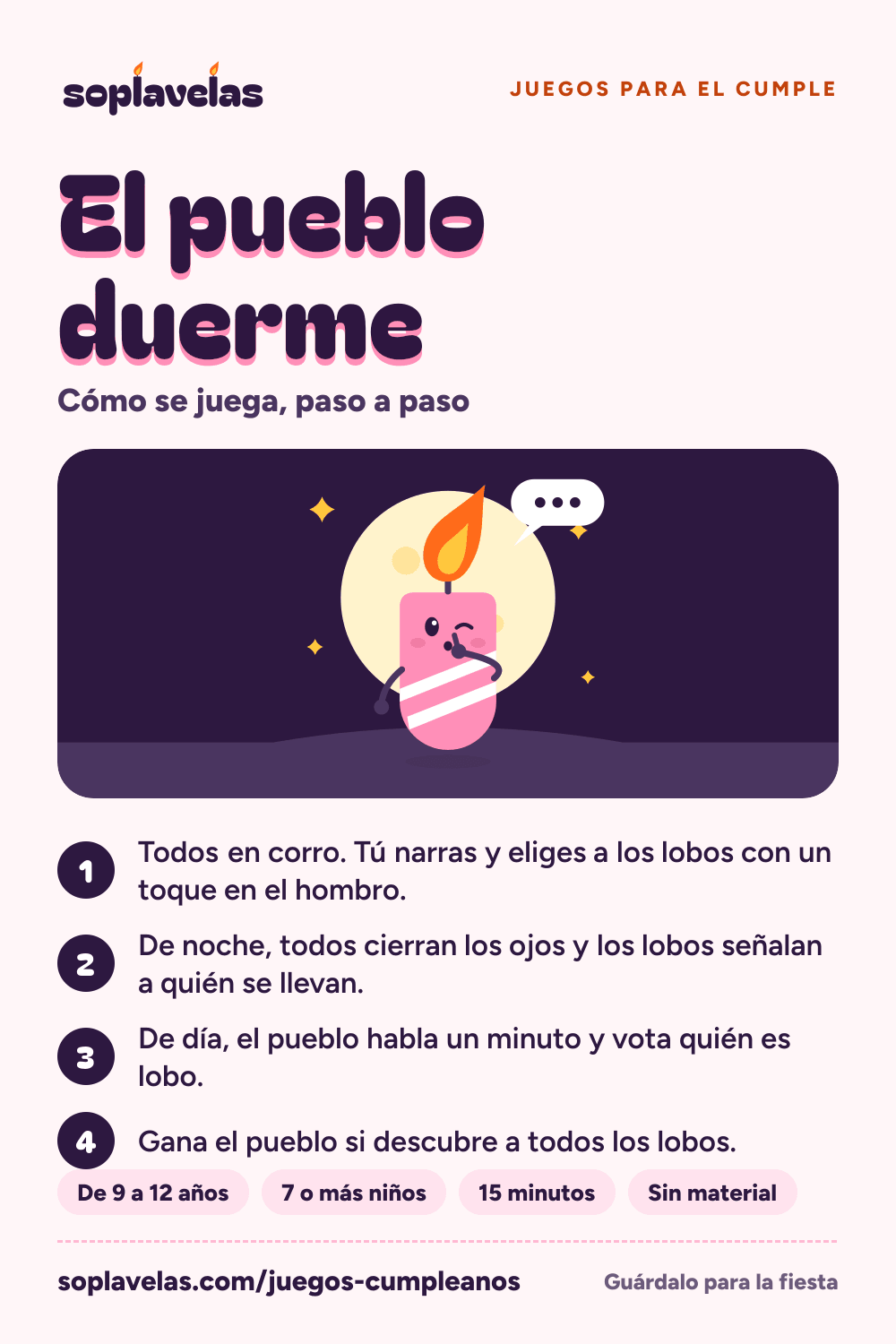 El pueblo duerme: cómo se juega, paso a paso