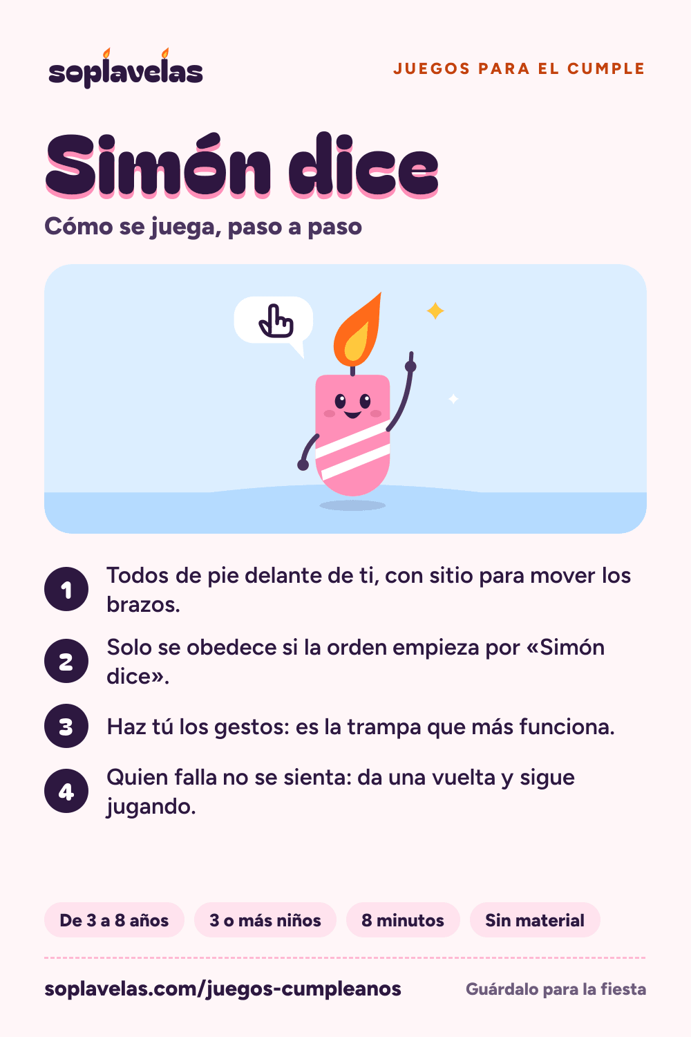 Simón dice: cómo se juega, paso a paso
